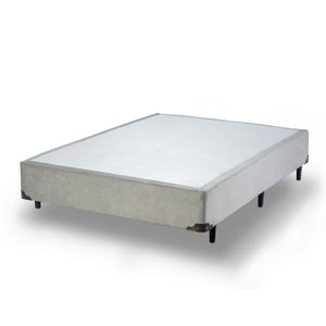 Box Euro Suede Cinza Claro