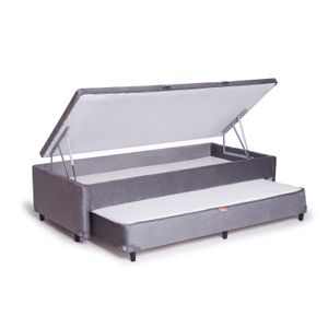 Box 3 Em 1 Suede Cinza Escuro