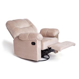 Poltrona Euro Glider Suede Caqui