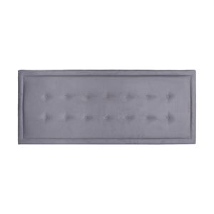 Painel Lagoa Suede Cinza Claro